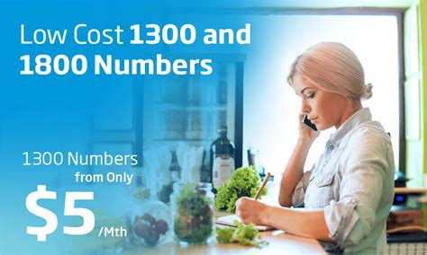 how much does a 1300 number cost in australia